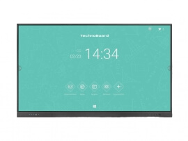Интерактивная панель TechnoBoard HV-65 (65'', 4K, Intel i3/i5/i7, RAM 16Гб, SSD 512Гб, Windows 11 Pro, Android 14.0)